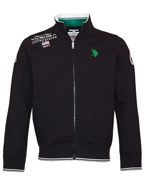 U.S. POLO ASSN. Sweatjakke  lysegrøn / sort / hvid