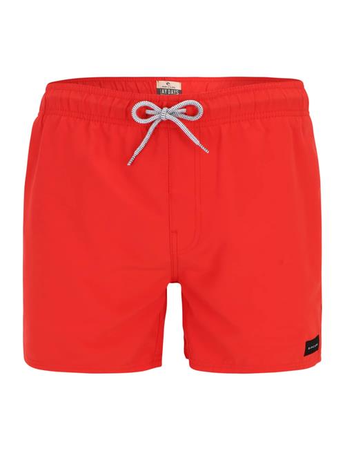 RIP CURL Badeshorts 'Volley'  rød / sort