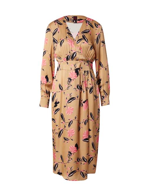 Stefanel Kjole  navy / cappuccino / lyserød / hvid