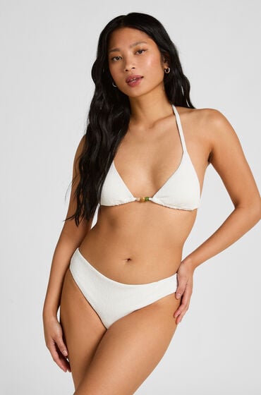 Hunkemöller Bikinibund Crinkle Hvid