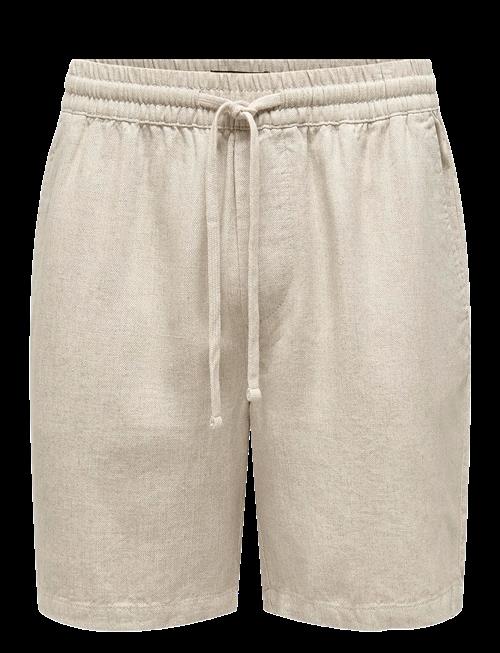 ONLY & SONS | Onstel Visc Lin Shorts 0075 Cs | XL