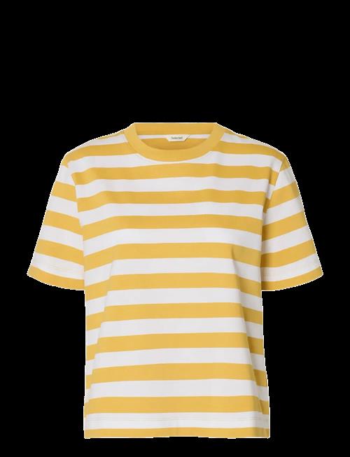 Selected | Slfessential Ss Striped Boxy Tee Noos | L