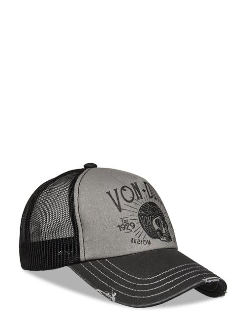 Von Dutch | Screen Print Black -Grey Trucker Von Dutch | ONE SIZE