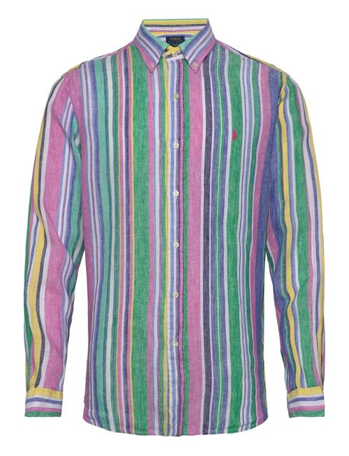 Polo Ralph Lauren | Custom Fit Striped Linen Shirt | M