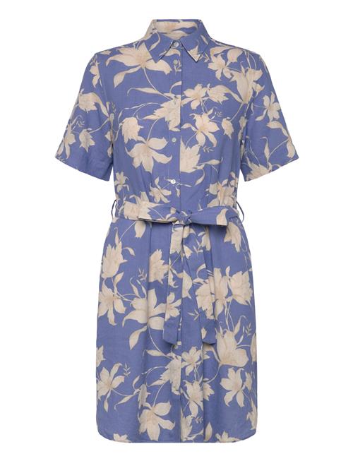 Gant | Reg Linen Floral Print Shirt Dress | 40