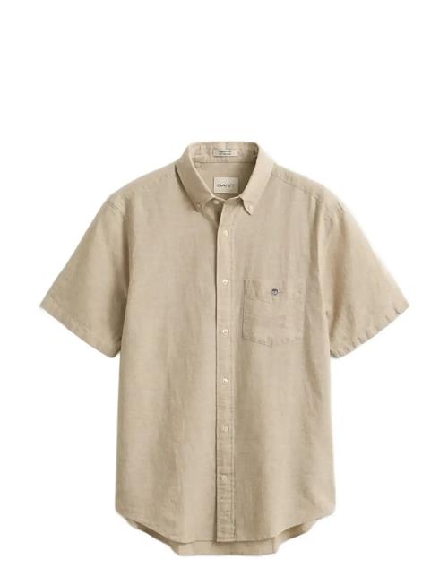 GANT | Reg Cotton Linen Ss Shirt | M