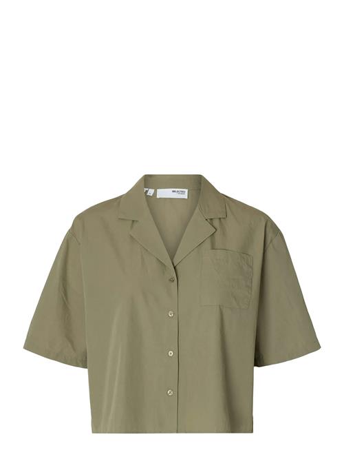 Selected | Slfblair Ss Cropped Shirt B | 44