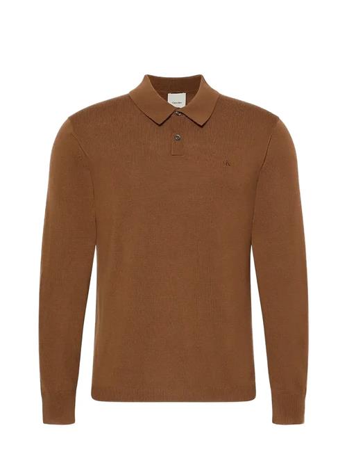 Calvin Klein | Ls 100 Merino Polo 14Gg | L