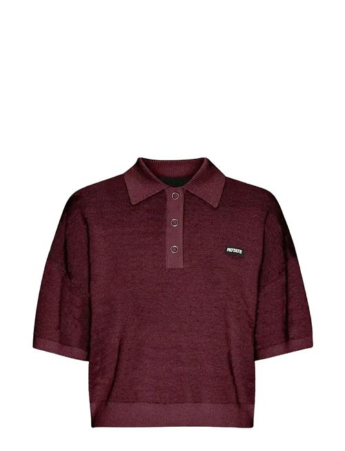 ROTATE Birger Christensen | Slinky Knit Polo | XS