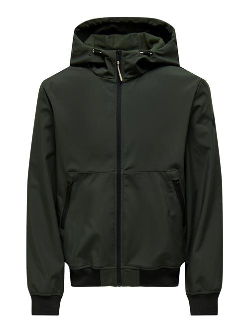 Only & Sons Vinterjakke 'ONSBowie'  mørkegrøn / sort