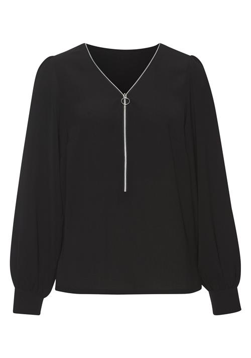 LASCANA Bluse  sort