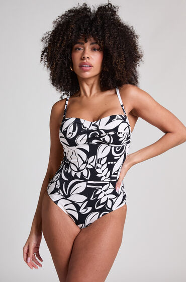 Hunkemöller Bandeau badedragt Mauritius Sort