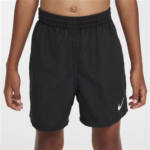 Nike Swim Breaker Essential-volleyshorts (10 cm) med indershorts til større børn (drenge) - sort