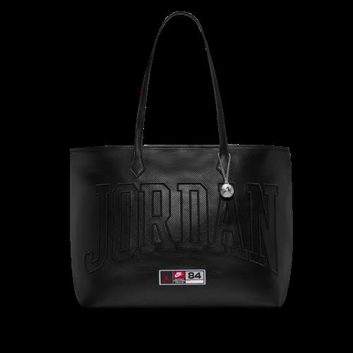 Jordan perforeret skuldertaske (30,5 liter) - sort