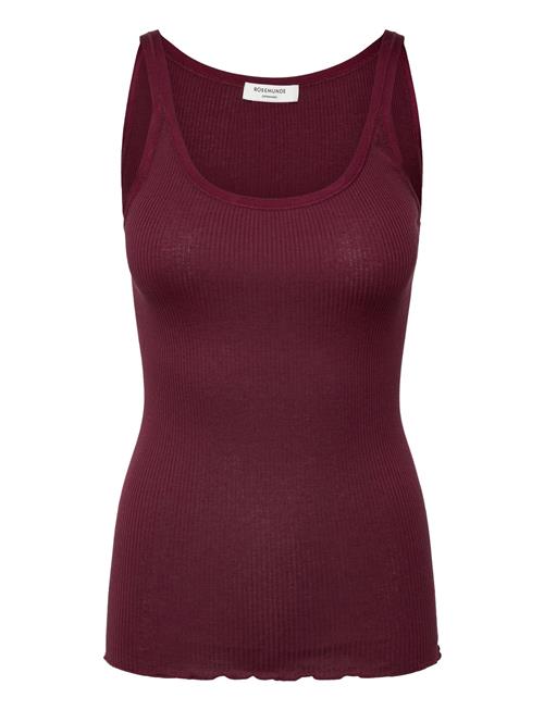 Rosemunde | Rwbelle Silk U-Neck Strap Elastic T | S