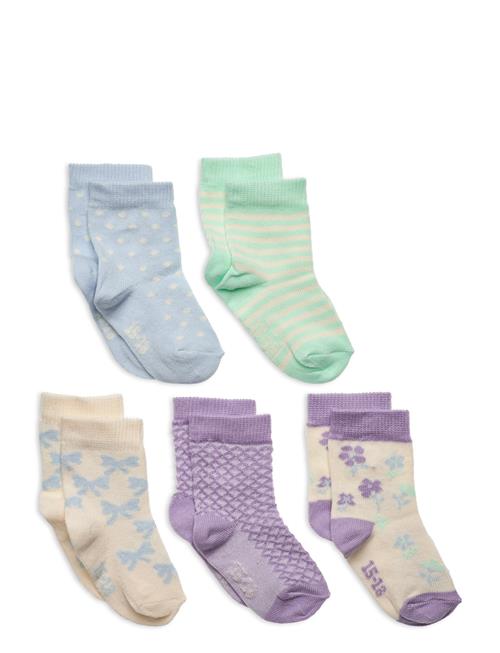 Minymo | Socks W. Pattern (5-Pack) | 27/30