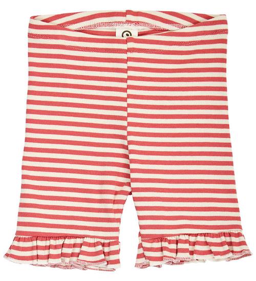 Se Müsli Leggings - Rib - Mineral Red/ Tofu hos KidsWorld