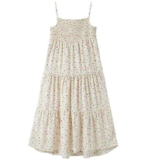 Name It Kjole - NkfVinaya - Almond Milk/Cute Flowers