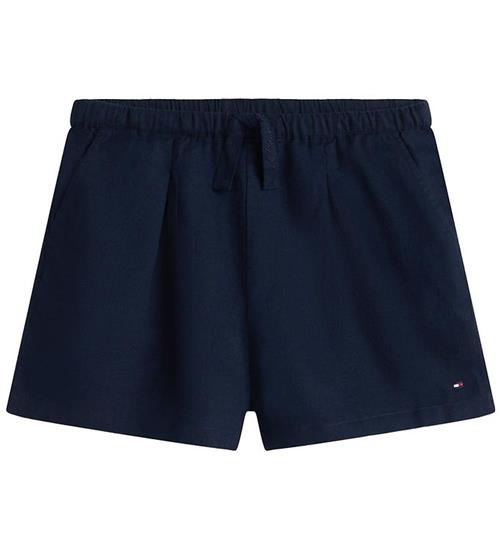 Tommy Hilfiger Shorts - Hør/Bomuld - Dark Night Navy