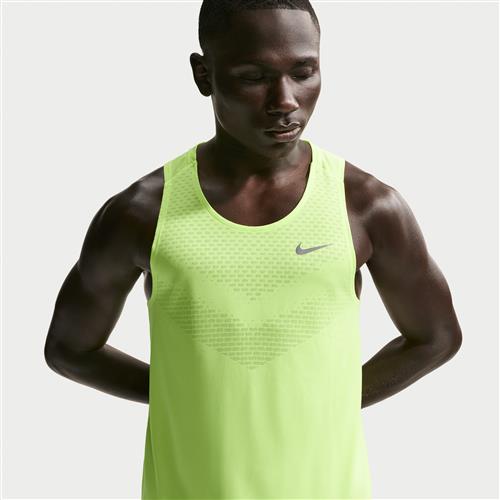 Nike Stride Dri-FIT ADV-løbetanktop til mænd - gul