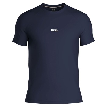 BOSS 3P Classic T ShirtRN Slim Fit Marineblå bomuld Large Herre