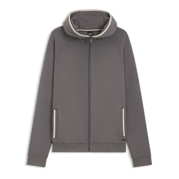 BOSS Sense Hooded Jacket Grå Medium Herre