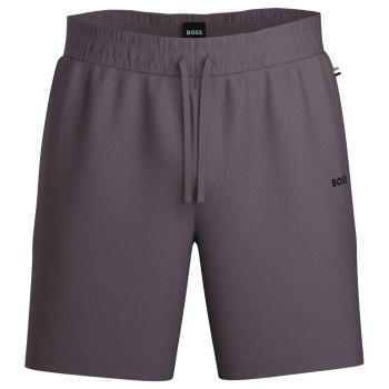 BOSS Waffle Nightwear Shorts Blomme Medium Herre