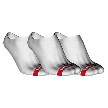 HUGO Strømper 3P Plush Tape Socks Hvid bomuld Str 43/46