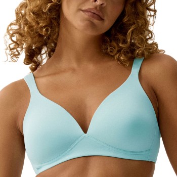 NATURANA BH The Wednesday Soft Padded Non Wired Bra Blå polyamid A 75 Dame