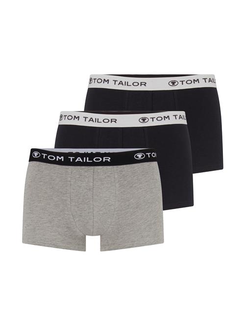 TOM TAILOR Boksershorts  antracit / grå-meleret / sort / hvid