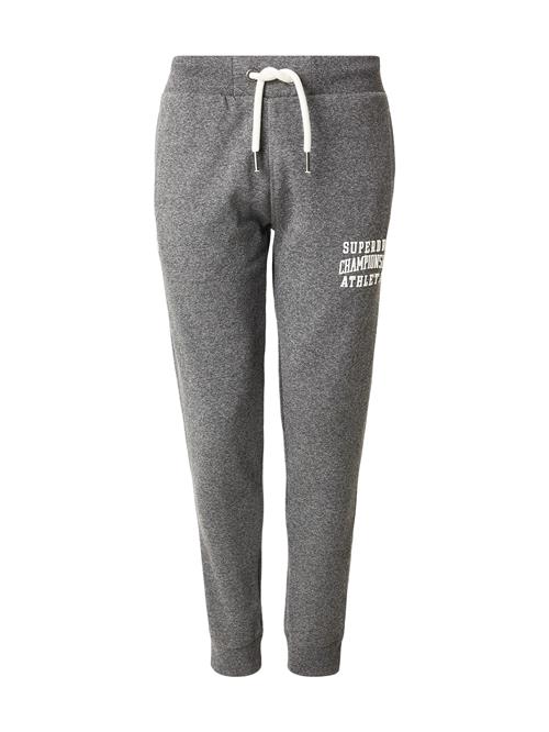 Superdry & Co Bukser  antracit / hvid