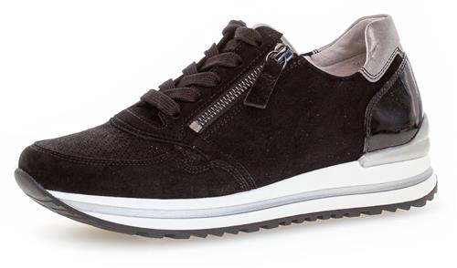 GABOR Sneaker low  sort / sølv