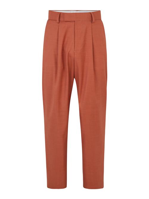 TOPMAN Bukser med fals  brun