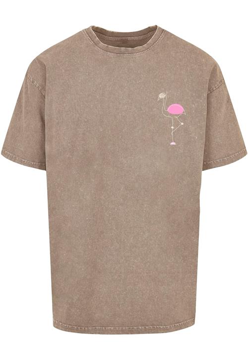 Merchcode Bluser & t-shirts 'Flamingo'  sand / brun-meleret / lys pink / hvid