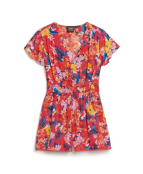 Superdry & Co Jumpsuit  koboltblåt / gul / lavendel / hindbær