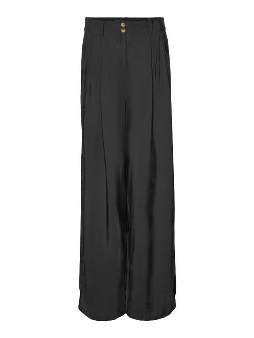 VERO MODA Bukser med lægfolder 'Sally'  sort