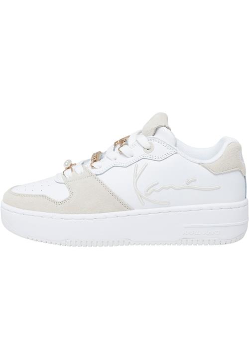 Karl Kani Sneaker low 'KK 89 Up Logo PRM'  lysebeige / hvid
