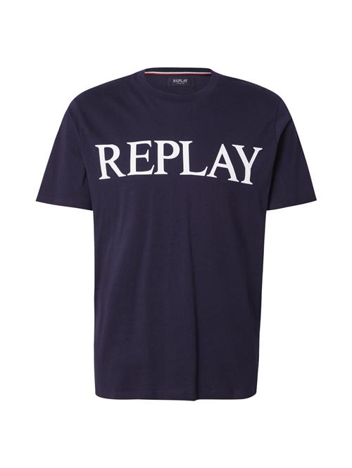 REPLAY Bluser & t-shirts  marin / hvid