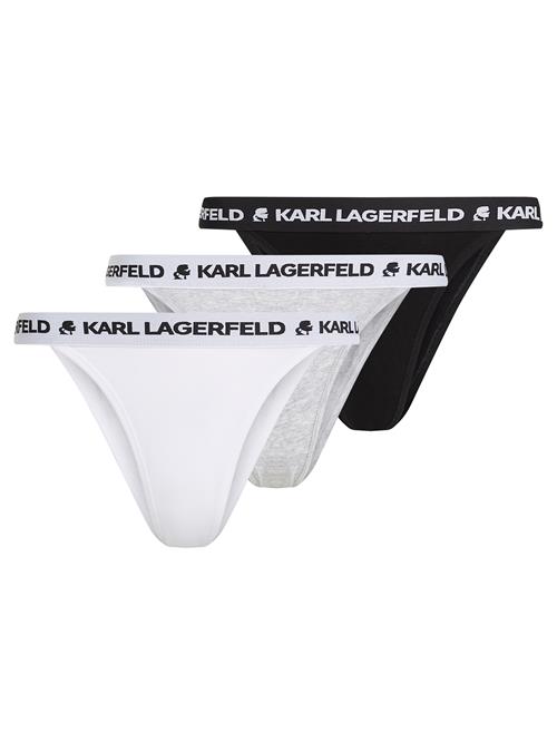 Karl Lagerfeld Slip  grå-meleret / sort / hvid