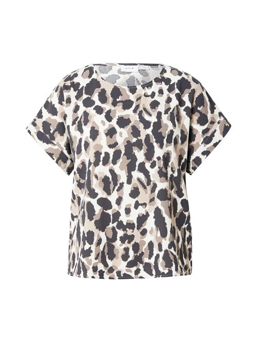 VILA Shirts 'VIJosa'  mørkebeige / sort / hvid