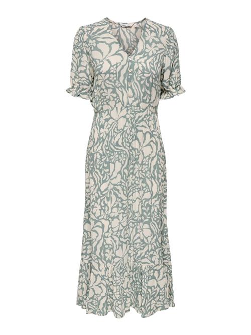 ONLY Sommerkjole 'ONLCHIANTI'  creme / smaragd