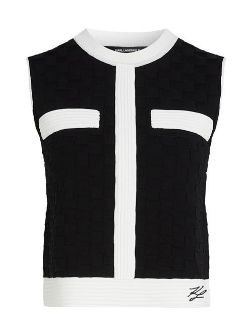Karl Lagerfeld Sticktop  sort / hvid