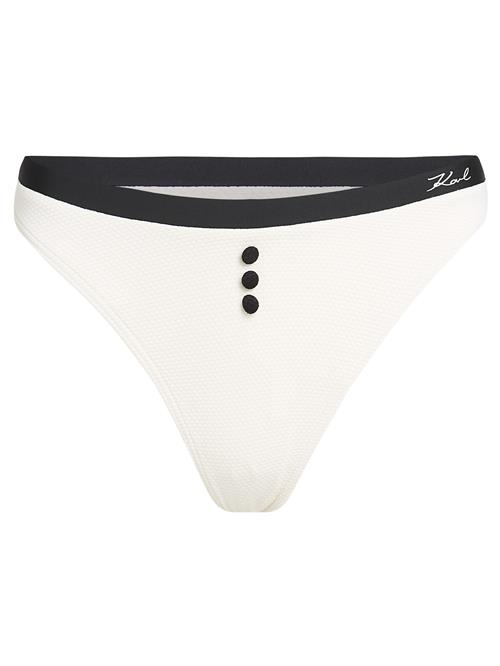 Karl Lagerfeld Bikinitrusse  sort / offwhite