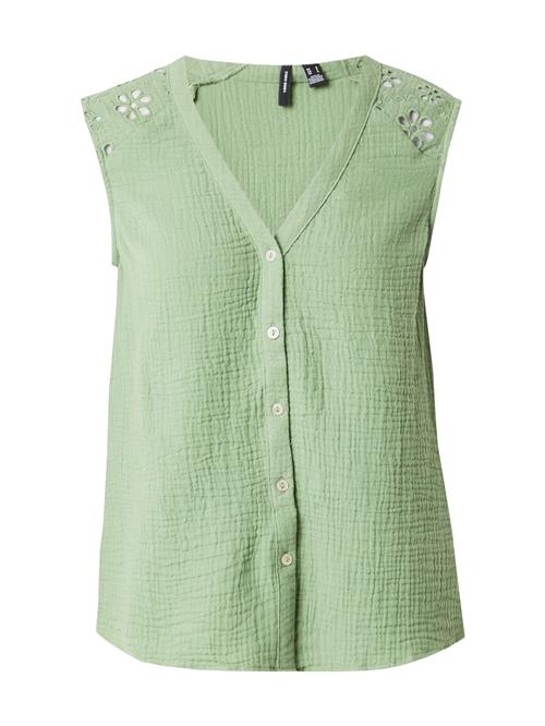 VERO MODA Bluse 'VMNATALI'  pastelgrøn