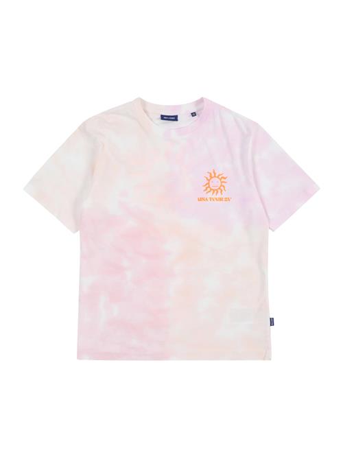 Only & Sons Junior Shirts 'OSJKALLE LIFE'  orange / fersken / lyserød / hvid