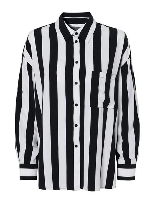 TATUUM Shirts 'Hanami'  sort / hvid