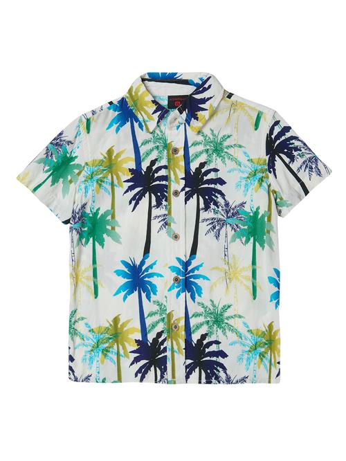 KOROSHI Skjorte  navy / aqua / oliven / hvid