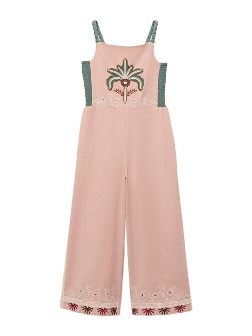 MANGO KIDS Overall 'SAMBA'  oliven / siv / lyserød / mørk pink