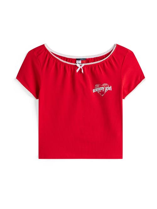 Tommy Jeans Shirts  rød / sort / hvid