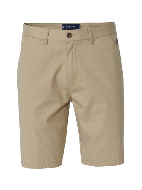 KOROSHI Lærredsbukser  sand